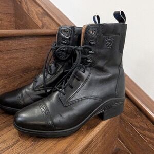 Ariat Paddock boot, Black  Waterproof Leather Size 8.5 Excellent Condition!